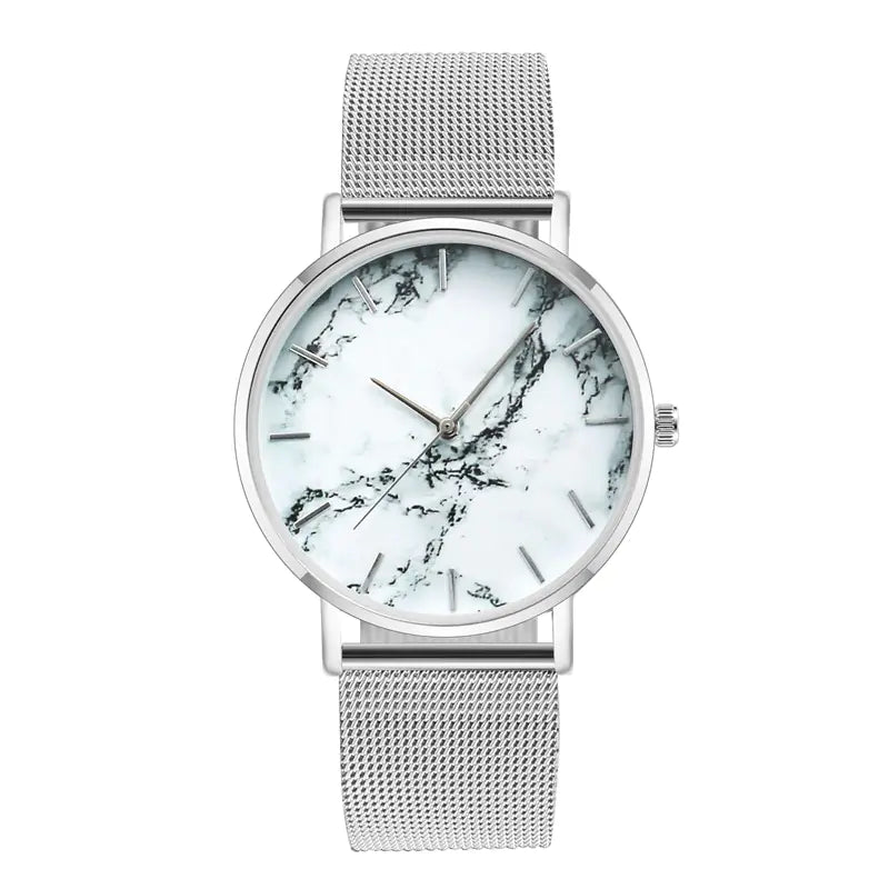 Women's Gold and Rose Gold Quartz Watch with Alloy Band
