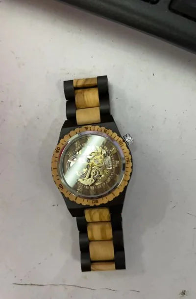 Mechanical Wooden Watch